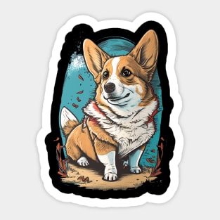 Corgi Sticker